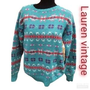 Women's Teal sweater. Ralph Lauren​​​​​​​​​​